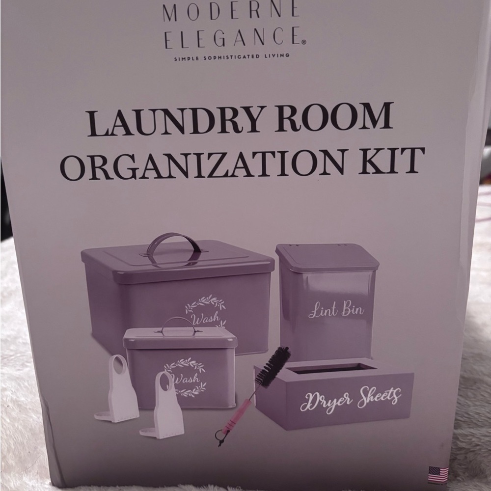 Modern Elegance Laundry Room Organization Kit